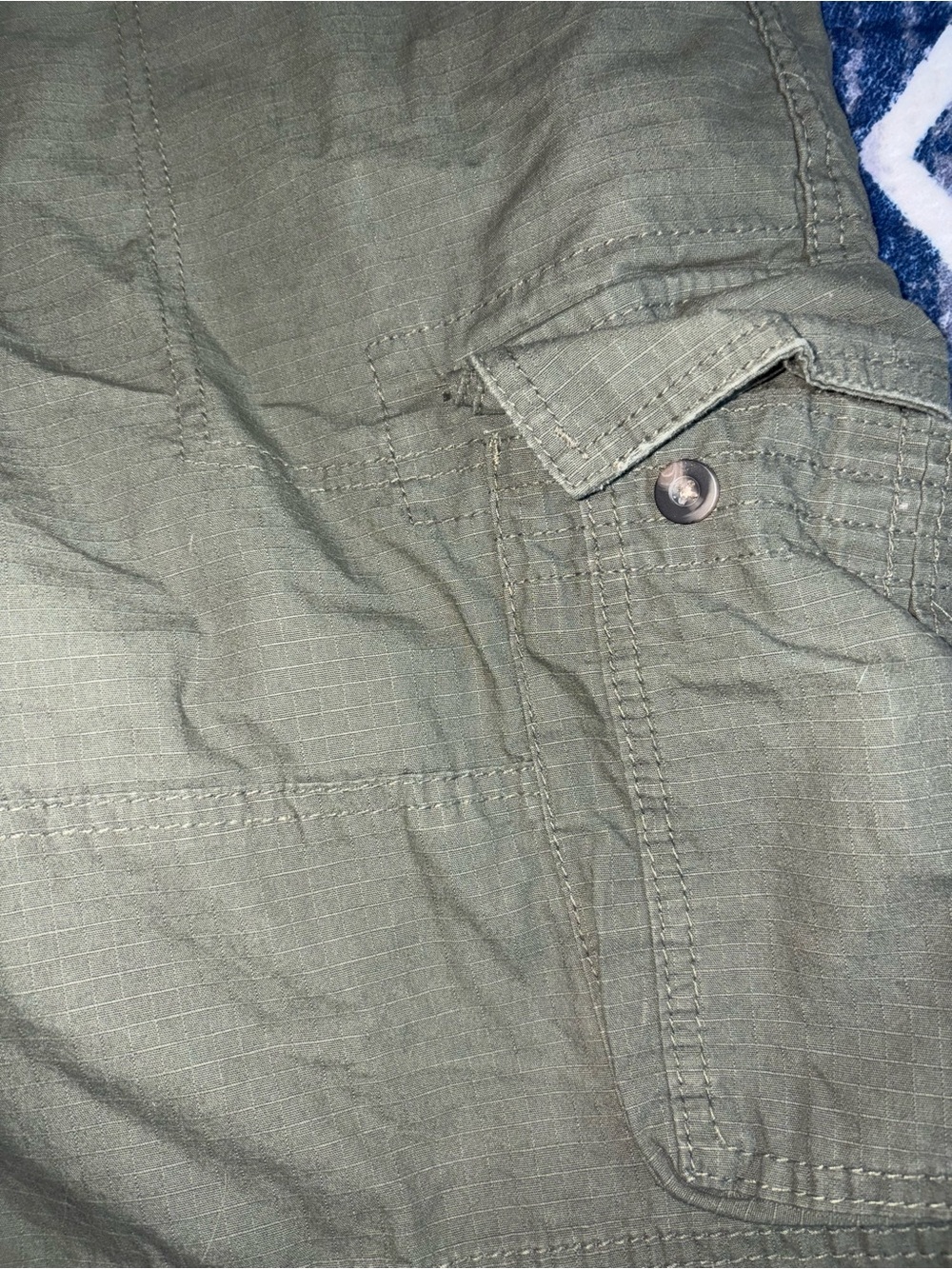 Mossimo Supply Co. Olive Cargo Pocket Shorts - Picture 2 of 5